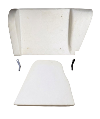 Notsitz-Set (komplett, 8-teilig) – Rohling für Porsche 911/912, Bj. 68–86            ECK8115/4
